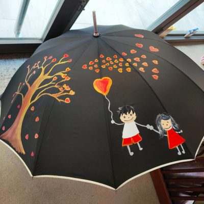 Paraguas árbol del amor